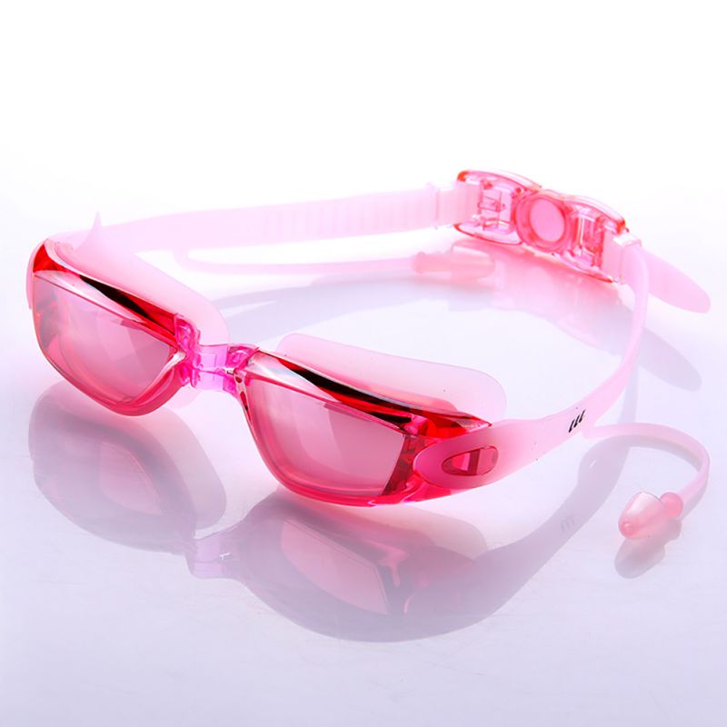 Swimming Goggles Anti-fog UV Swimming Glasses With Earplug for Men Women Water Sports Eyewear