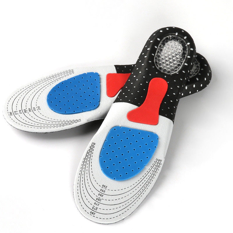 3Pair Men Gel Orthotic Sport Running Insoles Insert Shoe Pad Arch Support Heel Cushion