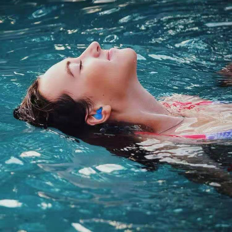 Earplugs Silica Gel Swimming Watertight Nose Clip Swim Fitness Pool Nasal Splint