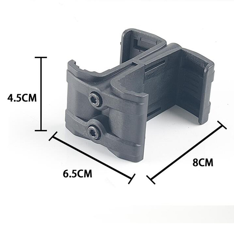 Rifle Dual Magazine Coupler Link Clip Pouch for AR15 M4 Coupler Loader Parallel Connector