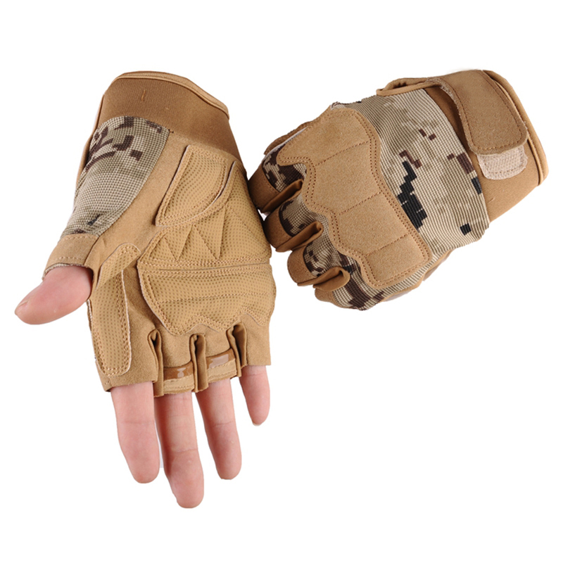 Men's Tactical Sports Fitness Weight Lifting Gym Gloves Training Fitness bodybuilding Workout Wrist Wrap Exercise Glove for Men