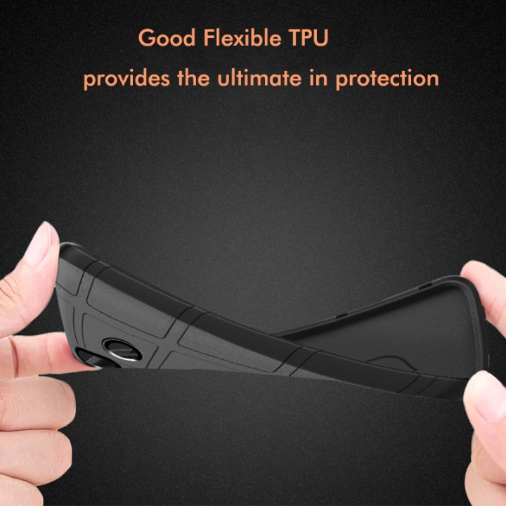 Redmi Note 5 Pro Case Rugged Silicone Heavy Duty Armor Shock-Proof Protective Case Cover