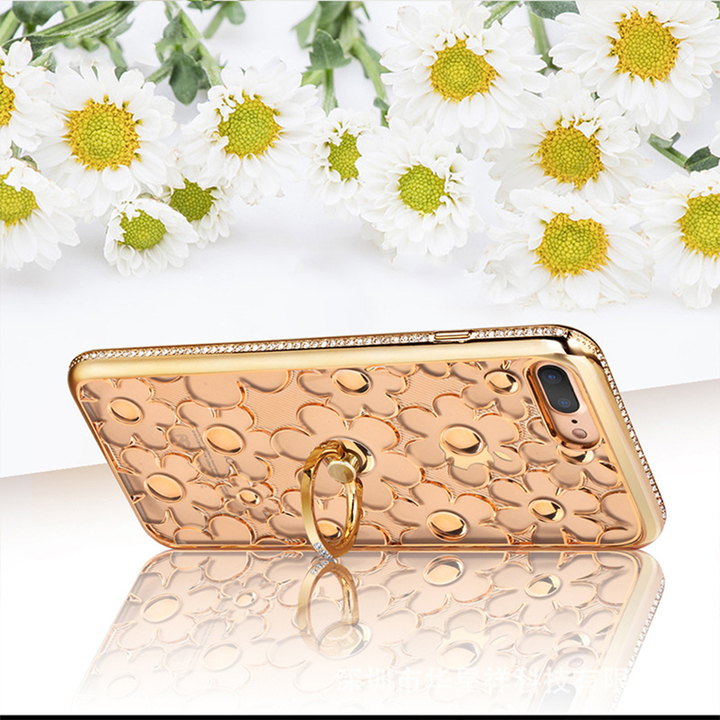 iPhone 7 Plus / iPhone 8 Plus Luxury Bling Diamond TPU Soft Ultra Slim Phone Cover Case