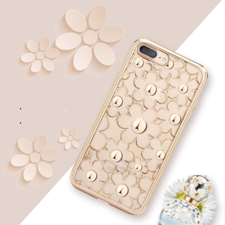iPhone 7 Plus / iPhone 8 Plus Luxury Bling Diamond TPU Soft Ultra Slim Phone Cover Case
