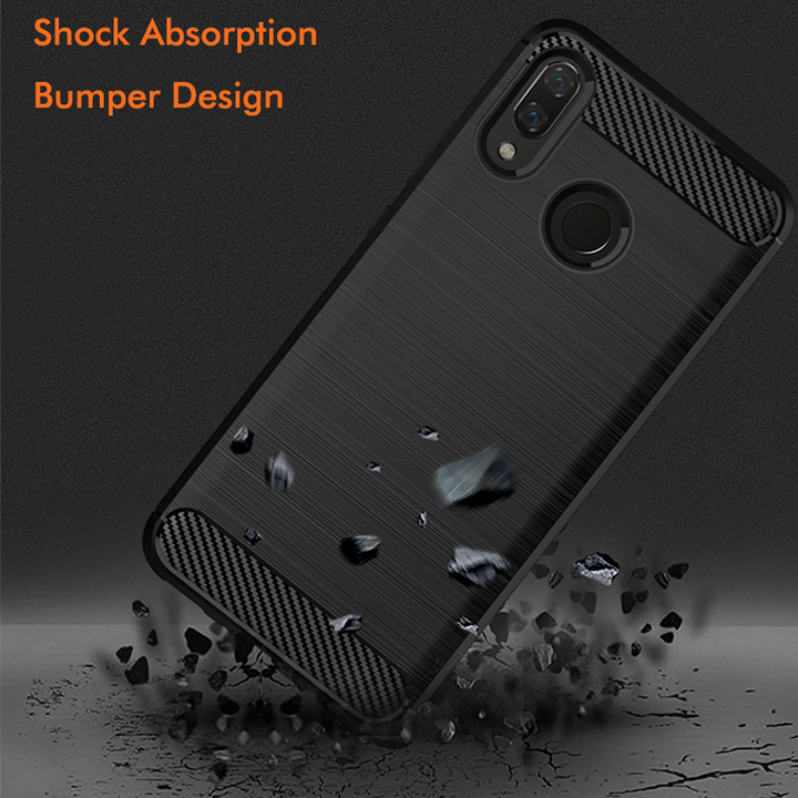Ready Stock Huawei Y9 2019 Case [Rugged Armor] Soft TPU Shockproof Protective Case