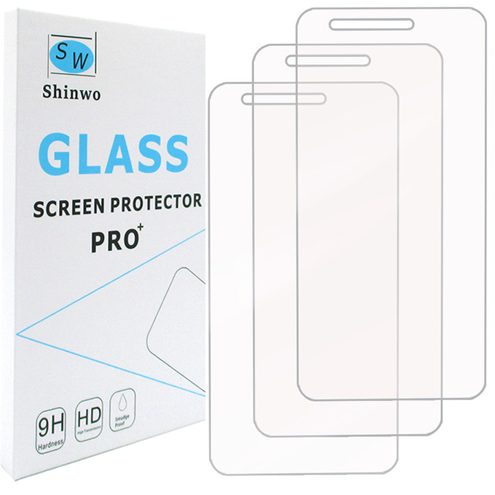 [3-Pack]-Shinwo LG Risio 2 Smartphone [Tempered Glass] Screen Protector