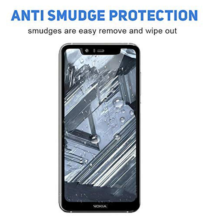[2-Pack]-Shinwo Nokia 5.1 Plus / Nokia X5 [Full Coverage Full Glue ] Tempered Glass Screen Protector