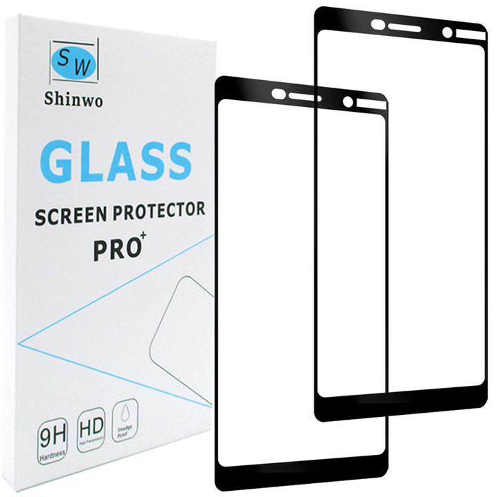 [2-Pack]-Shinwo Nokia 7 Plus [9H Hardness] [Full Coverage Tempered Glass] Screen Protector