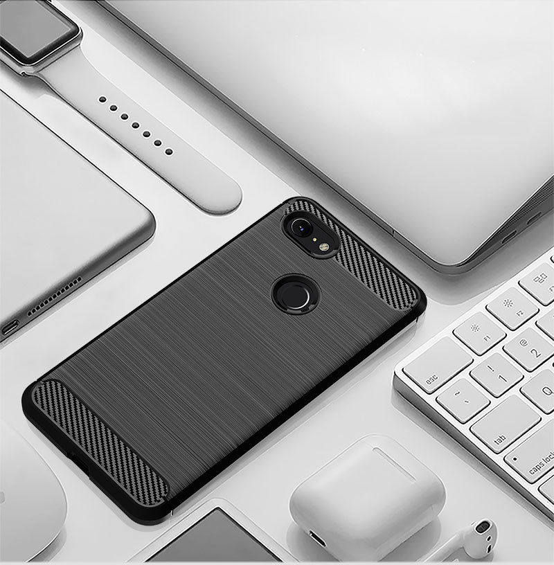 [1-Pack] Google Pixel 3 Phone Case + Google Pixel 3 [Tempered Glass] Screen Protector