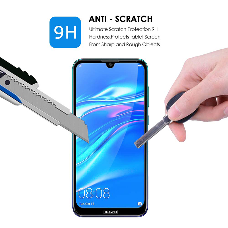 [2 Pack] -Huawei Y7 Prime 2019 / Y7 2019 [Full Glue Full Cover] Tempered Glass Screen Protector]