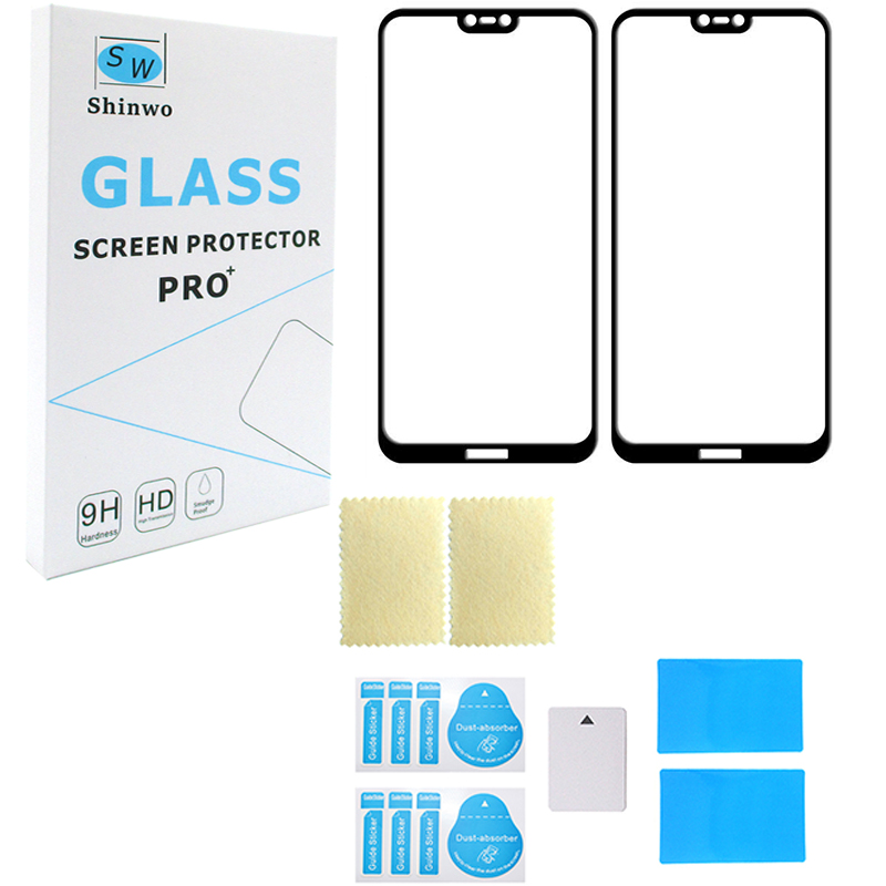 [2-Pack]-Shinwo Nokia 6.1 Plus / Nokia X6 [Full Coverage Tempered Glass] Screen Protector