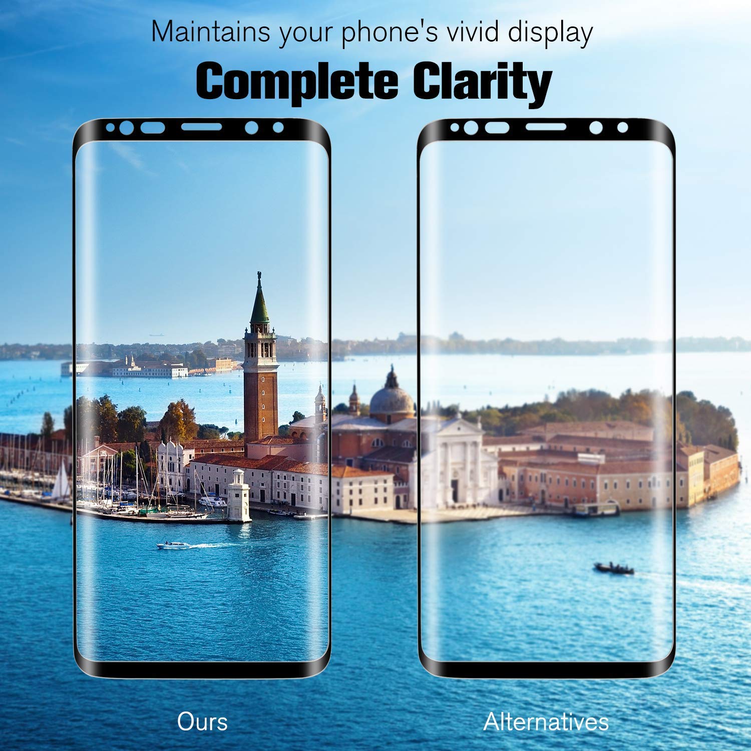 (2-Pack) Samsung Galaxy Note 9 [3D Curved Full Screen Coverage] Tempered Glass Screen Protector