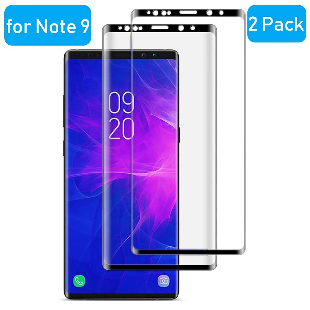 (2-Pack) Samsung Galaxy Note 9 [3D Curved Full Screen Coverage] Tempered Glass Screen Protector
