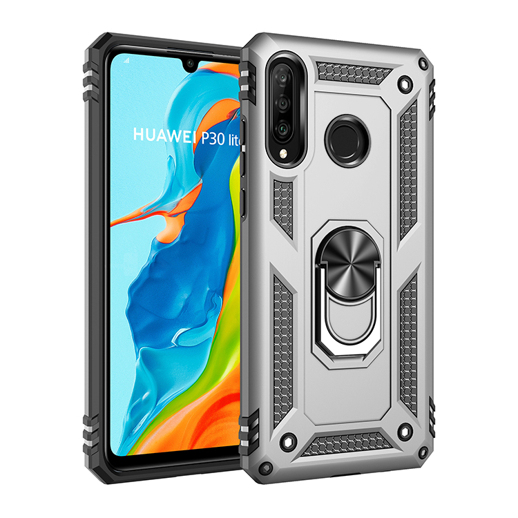 Phone Case Huawei P30 Lite / Nova 4E Rugged Armor [Drop-protection] with Car Magnetic Ring Holder