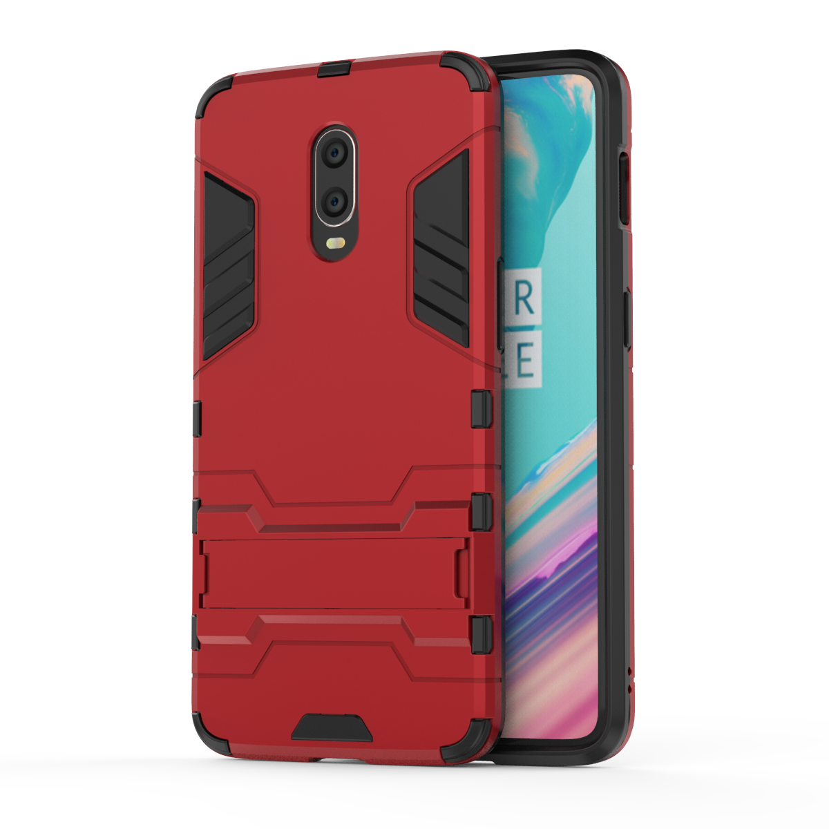 Ready Stock Oneplus 7 Oneplus 6T Phone Case Rugged Armor [Drop-protection] with Kickstand