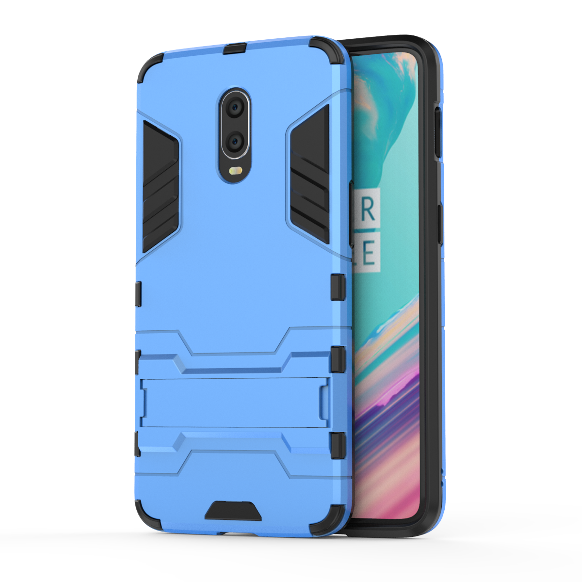 Ready Stock Oneplus 7 Oneplus 6T Phone Case Rugged Armor [Drop-protection] with Kickstand