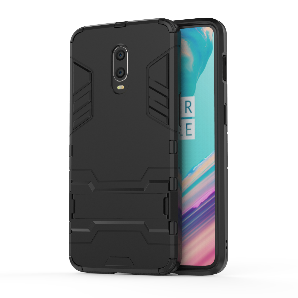 Ready Stock Oneplus 7 Oneplus 6T Phone Case Rugged Armor [Drop-protection] with Kickstand