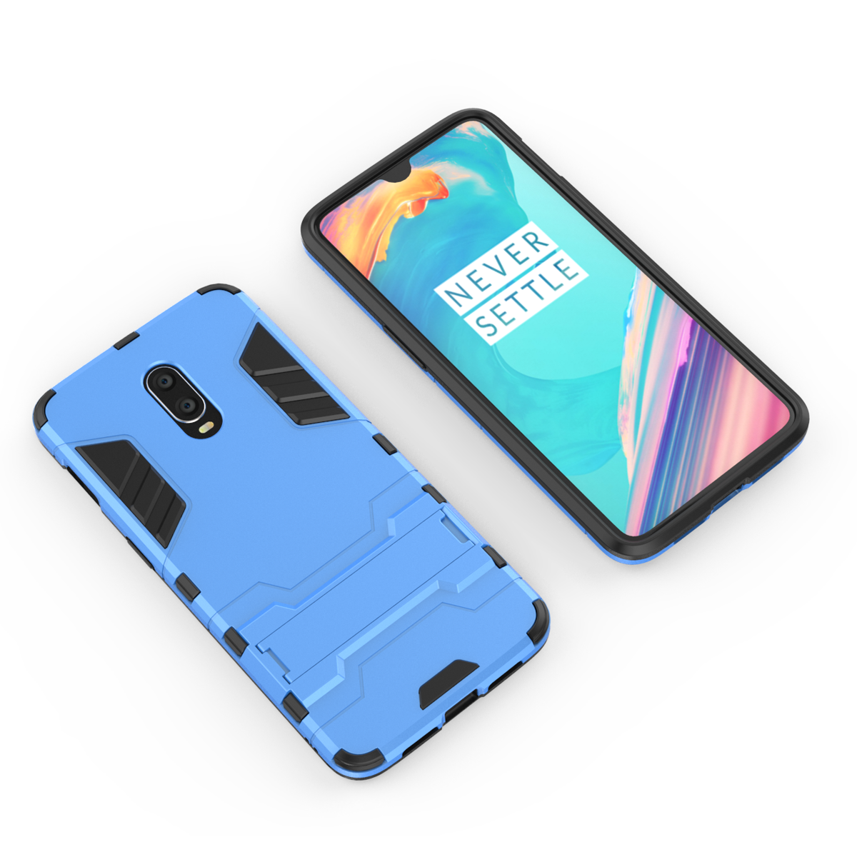Ready Stock Oneplus 7 Oneplus 6T Phone Case Rugged Armor [Drop-protection] with Kickstand