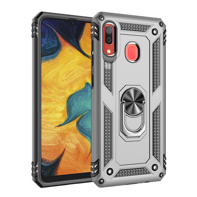 [1-Pack] Samsung Galaxy A30 Phone Case + [Full Cover Full Glue Tempered Glass] Screen Protector