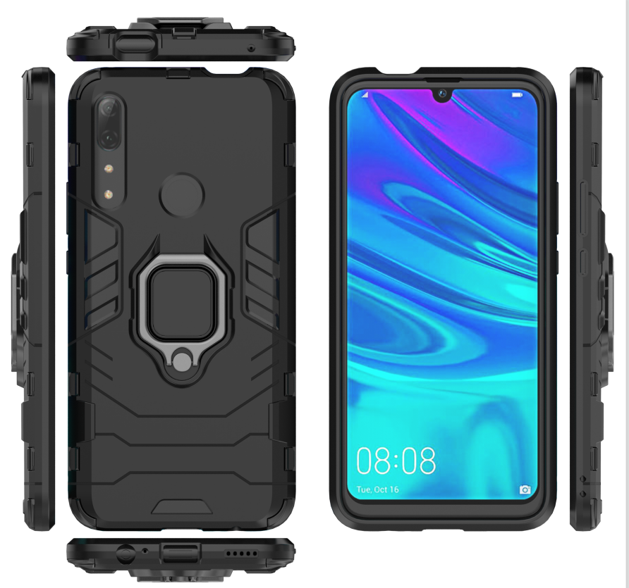 Phone Case for Huawei Y9 Prime 2019 with Car Magnetic Ring Holder