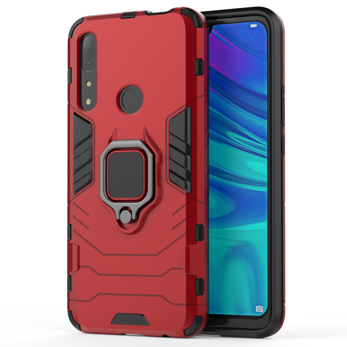 Phone Case for Huawei Y9 Prime 2019 with Car Magnetic Ring Holder