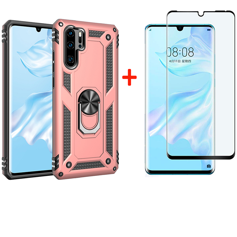 Shinwo - [1-Pack] Huawei P30 Pro Phone Case + [Full Cover Tempered Glass] Screen Protector