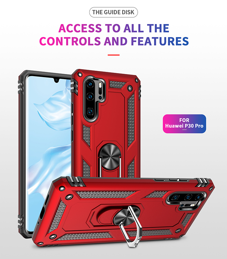Shinwo - [1-Pack] Huawei P30 Pro Phone Case + [Full Cover Tempered Glass] Screen Protector