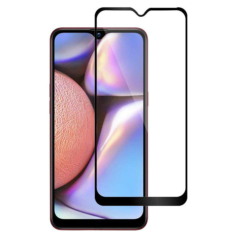 [1-Pack] Samsung Galaxy A10S Case With [Full Screen Cover Tempered Glass] Screen Protector