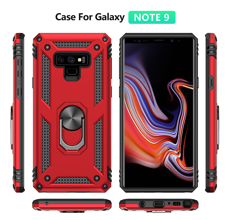 1x Samsung Galaxy Note 9 Phone Case + Note 9 [3D Curved Full Cover Tempered Glass] Screen Protector