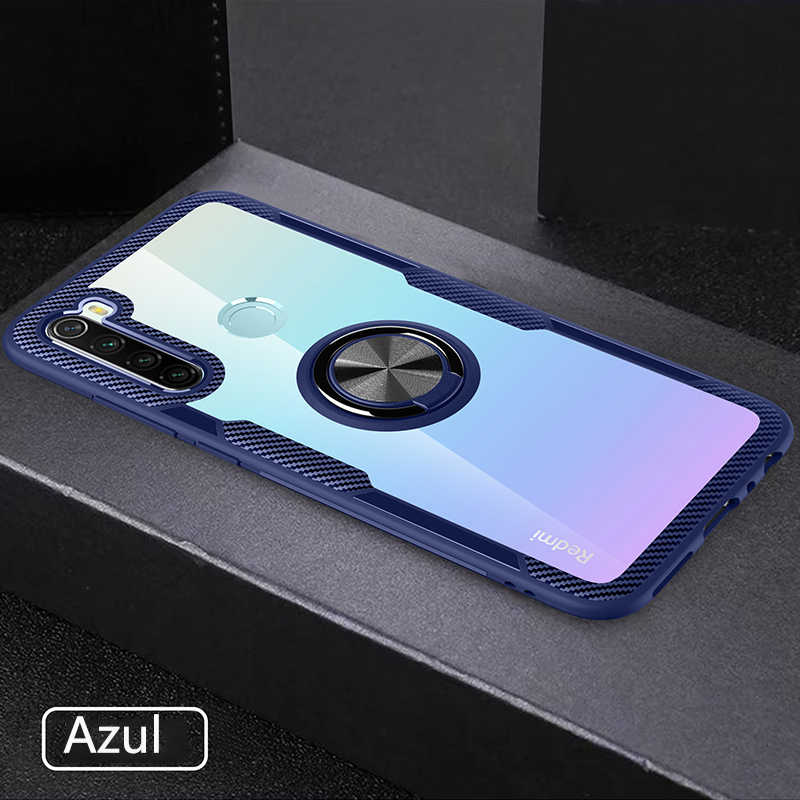 NewPhone Case for Xiaomi Redmi Note 8 [Drop-protection] with Car Magnetic Ring Holder