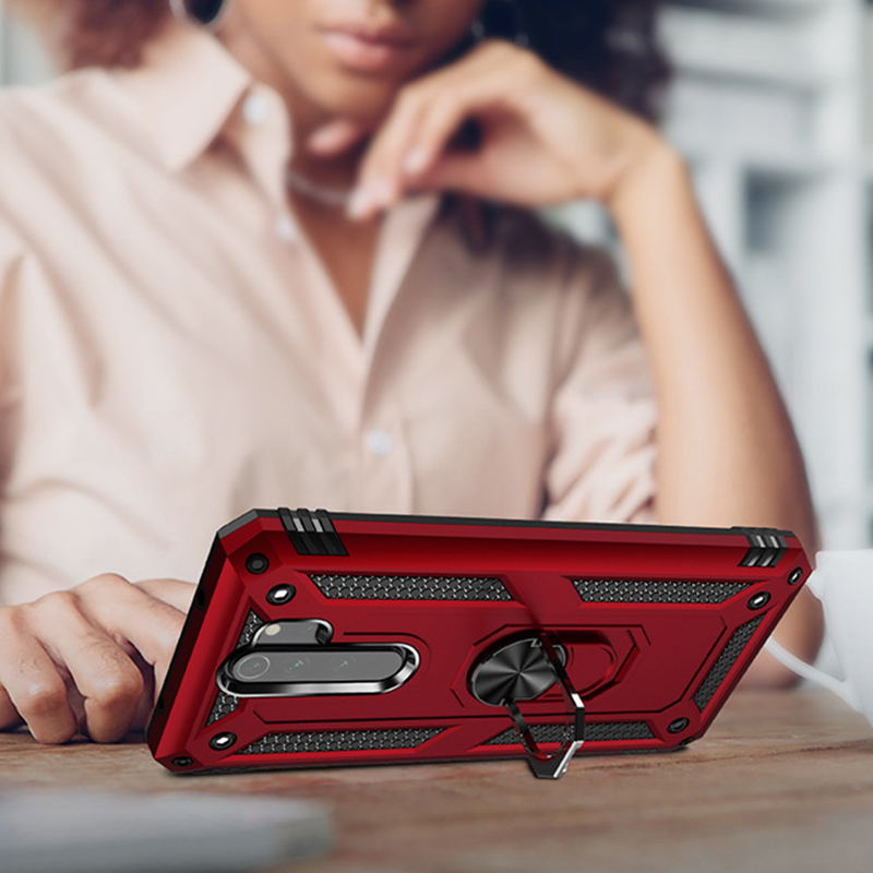 [1-Pack] Xiaomi Redmi Note 8 Pro Case With [Full Screen Cover Tempered Glass] Screen Protector