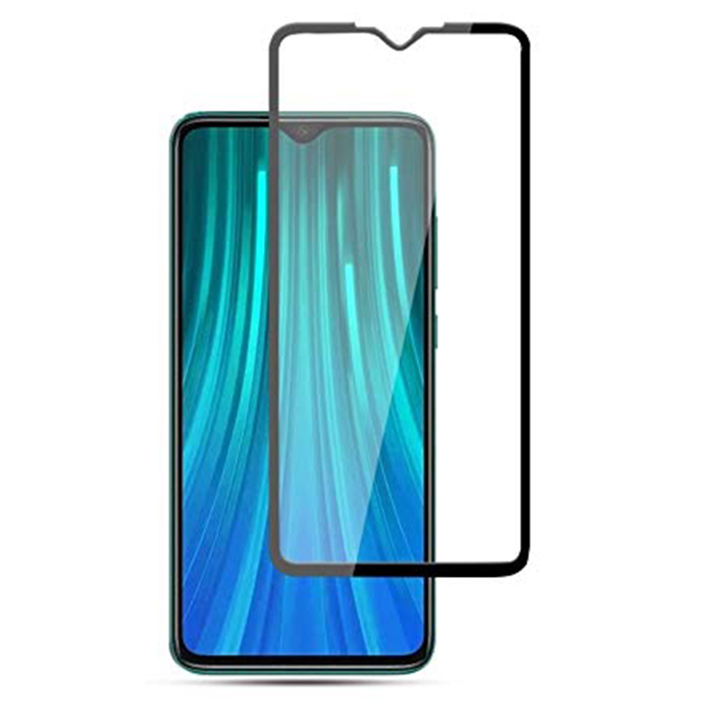 [1-Pack] Xiaomi Redmi Note 8 Pro Case With [Full Screen Cover Tempered Glass] Screen Protector