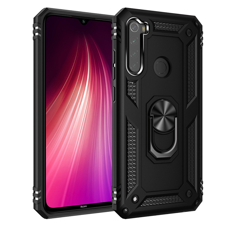 [1-Pack] Xiaomi Redmi Note 8 Case With [HD ClearTempered Glass] Screen Protector