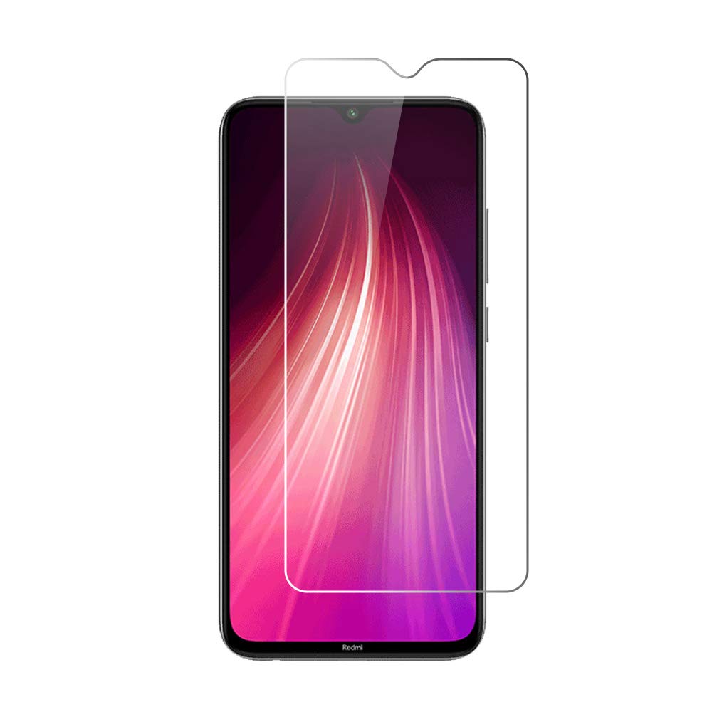 [1-Pack] Xiaomi Redmi Note 8 Case With [HD ClearTempered Glass] Screen Protector