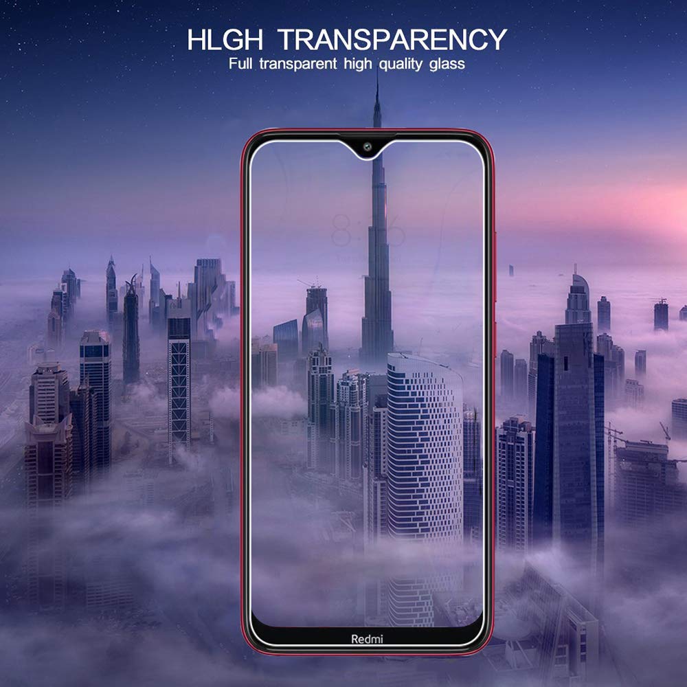 1x Xiaomi Redmi 8 Redmi 8A Phone Case + [HD Clear Tempered Glass] Screen Protector