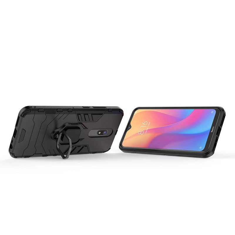 [1-Pack] Xiaomi Redmi 8 Redmi 8A Case With [HD ClearTempered Glass] Screen Protector