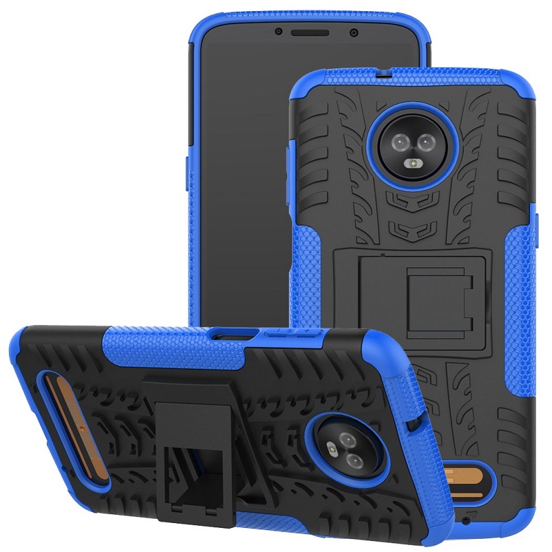 1x Motorola Moto Z3 Play Phone Case + [Full Glue Cover Tempered Glass] Screen Protector