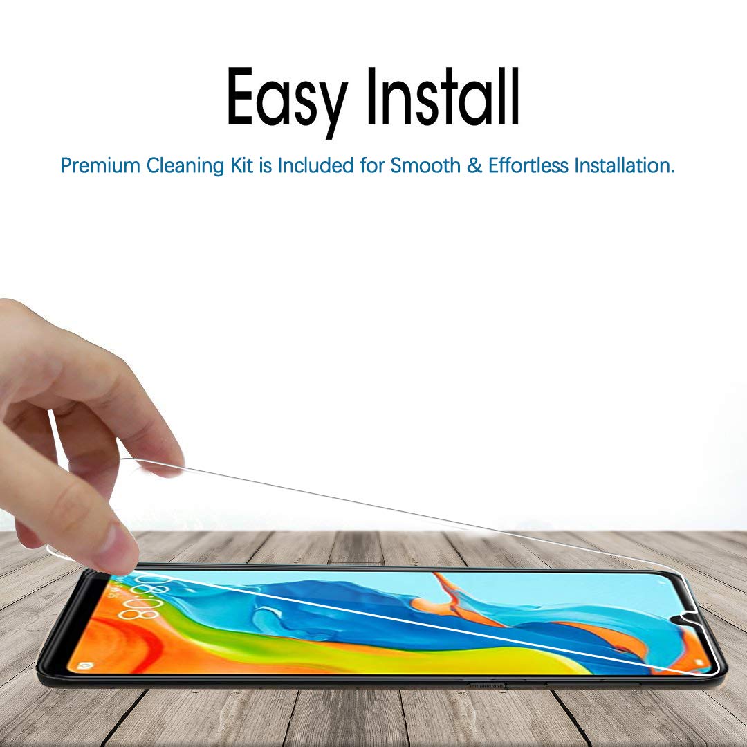 [1-Pack] Huawei P30 Lite Case With [HD ClearTempered Glass] Screen Protector