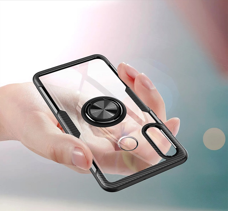 [1-Pack] Huawei P30 Lite Case With [Full Screen Cover Tempered Glass] Screen Protector