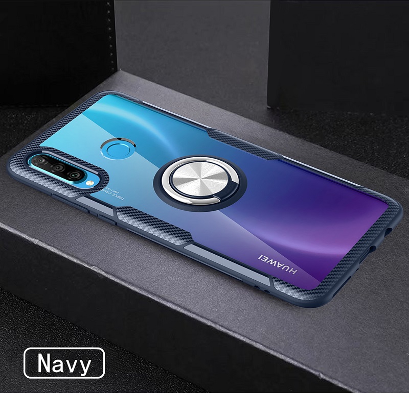[1-Pack] Huawei P30 Lite Case With [Full Screen Cover Tempered Glass] Screen Protector