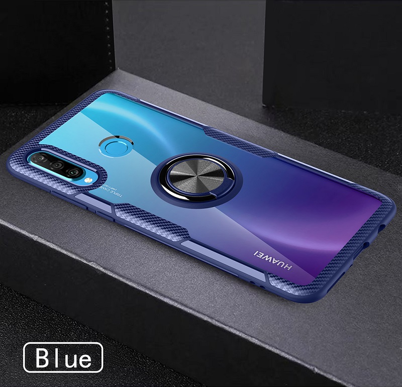 [1-Pack] Huawei P30 Lite Case With [Full Screen Cover Tempered Glass] Screen Protector