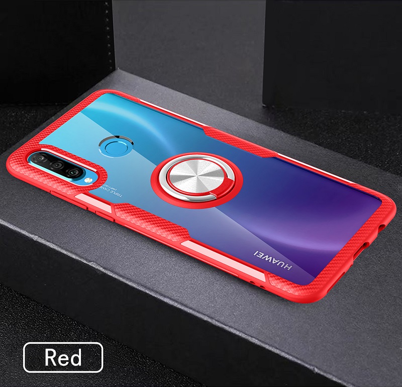 [1-Pack] Huawei P30 Lite Case With [Full Screen Cover Tempered Glass] Screen Protector