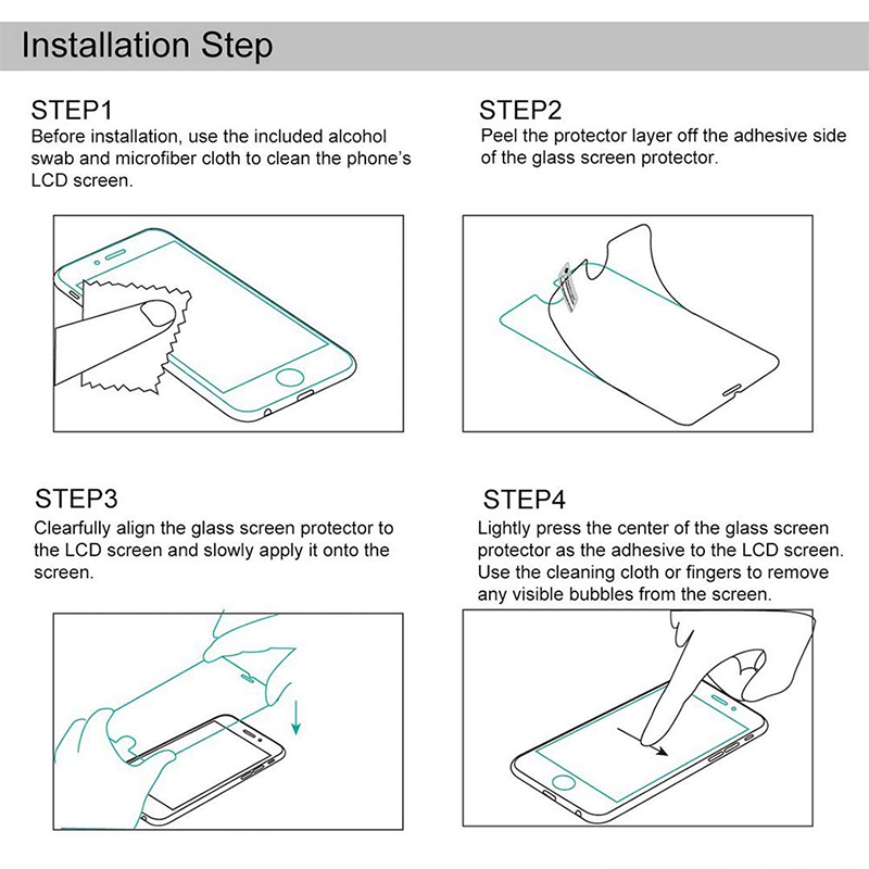 [1-Pack] Huawei P30 Lite Case With [Full Screen Cover Tempered Glass] Screen Protector