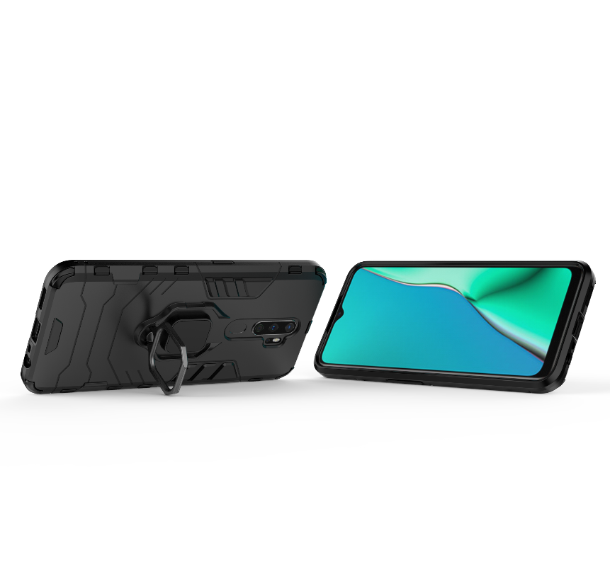[1-Pack] OPPO A9 2020 Case With [HD Clear Tempered Glass] Screen Protector