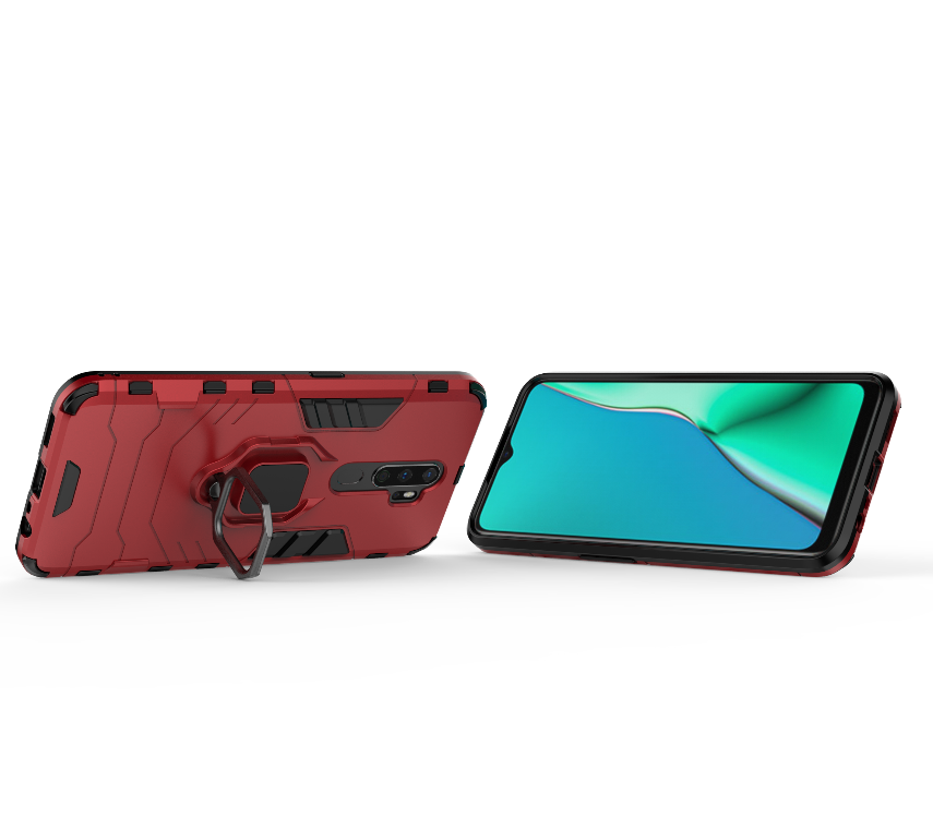 [1-Pack] OPPO A9 2020 Case With [HD Clear Tempered Glass] Screen Protector