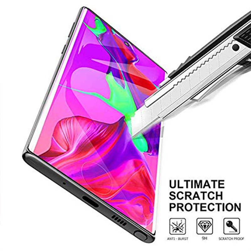 2-Pack Samsung Galaxy Note 10 Note 10 Plus [3D Curved Full Screen] Tempered Glass Screen Protector
