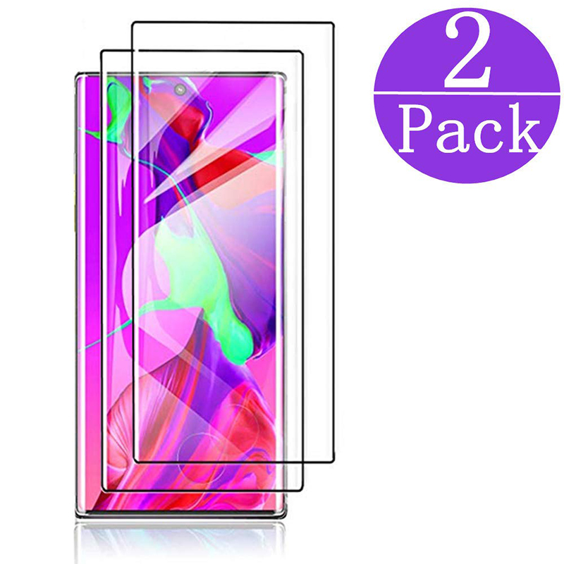 2-Pack Samsung Galaxy Note 10 Note 10 Plus [3D Curved Full Screen] Tempered Glass Screen Protector