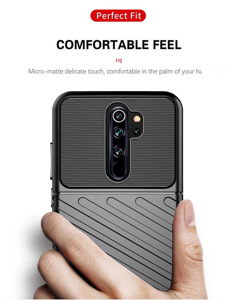 for Xiaomi Redmi Note 8 Pro Phone Case Shock Absorption, Anti-scratchTPU Ultra-thin Protective Case