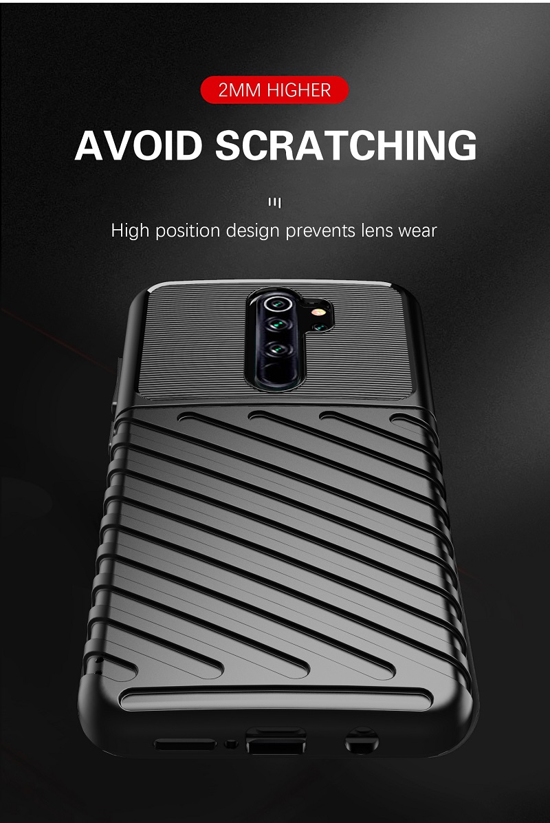 for Xiaomi Redmi Note 8 Pro Phone Case Shock Absorption, Anti-scratchTPU Ultra-thin Protective Case