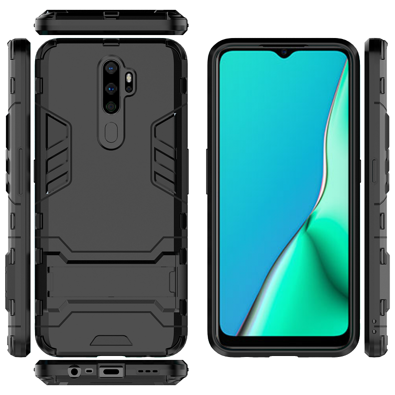 Ready Stock OPPO A9 2020 OPPO A5 2020 A11X Phone Case Rugged Armor [Drop-protection] with Kickstand